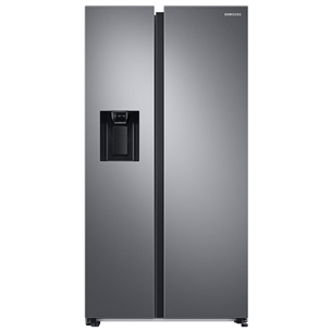 Samsung, water & ice dispenser, 634 L, height 178 cm, inox - SBS Refrigerator RS68A8830S9/EF
