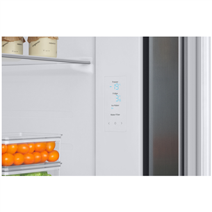Samsung, water & ice dispenser, 634 L, height 178 cm, inox - SBS Refrigerator