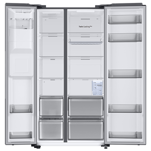 Samsung, water & ice dispenser, 634 L, height 178 cm, inox - SBS Refrigerator