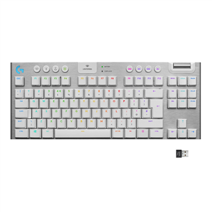 Logitech G915 TKL Tactile, SWE, valge - Mehaaniline klaviatuur