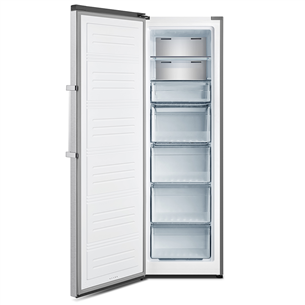 Hisense, NoFrost, 260 L, height 186 cm, inox - Freezer