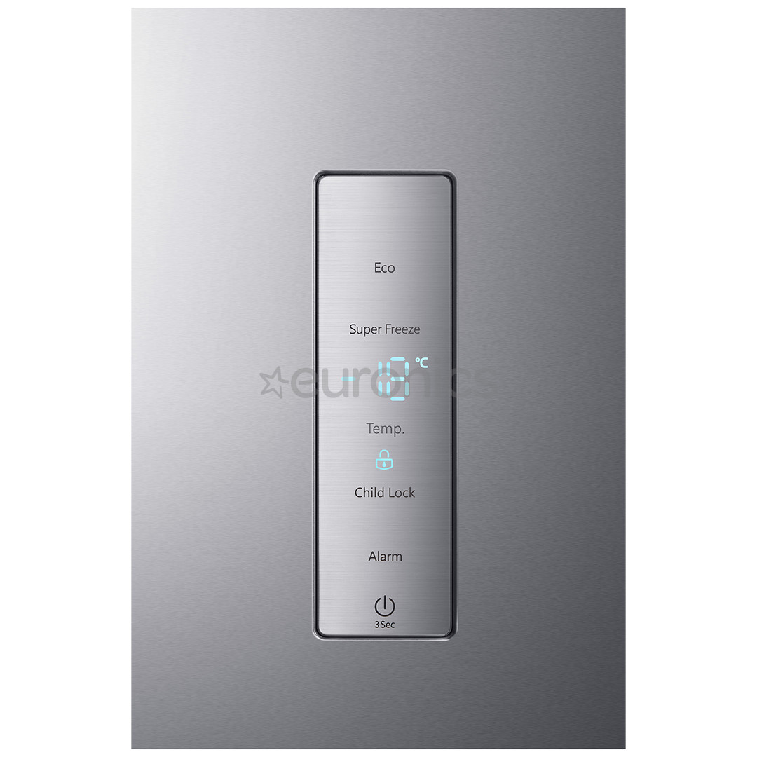 Hisense, NoFrost, 260 L, kõrgus 186 cm, roostevaba teras - Sügavkülmik