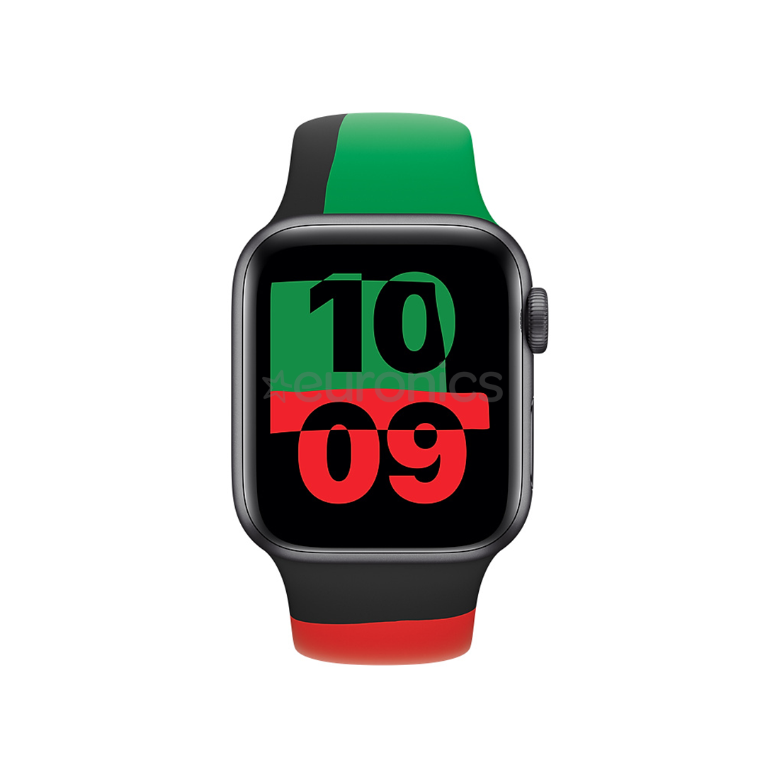 Replacement strap Apple Watch Black Unity Sport Band – Regular 40mm
