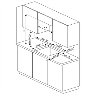 Built-in induction hob Beko