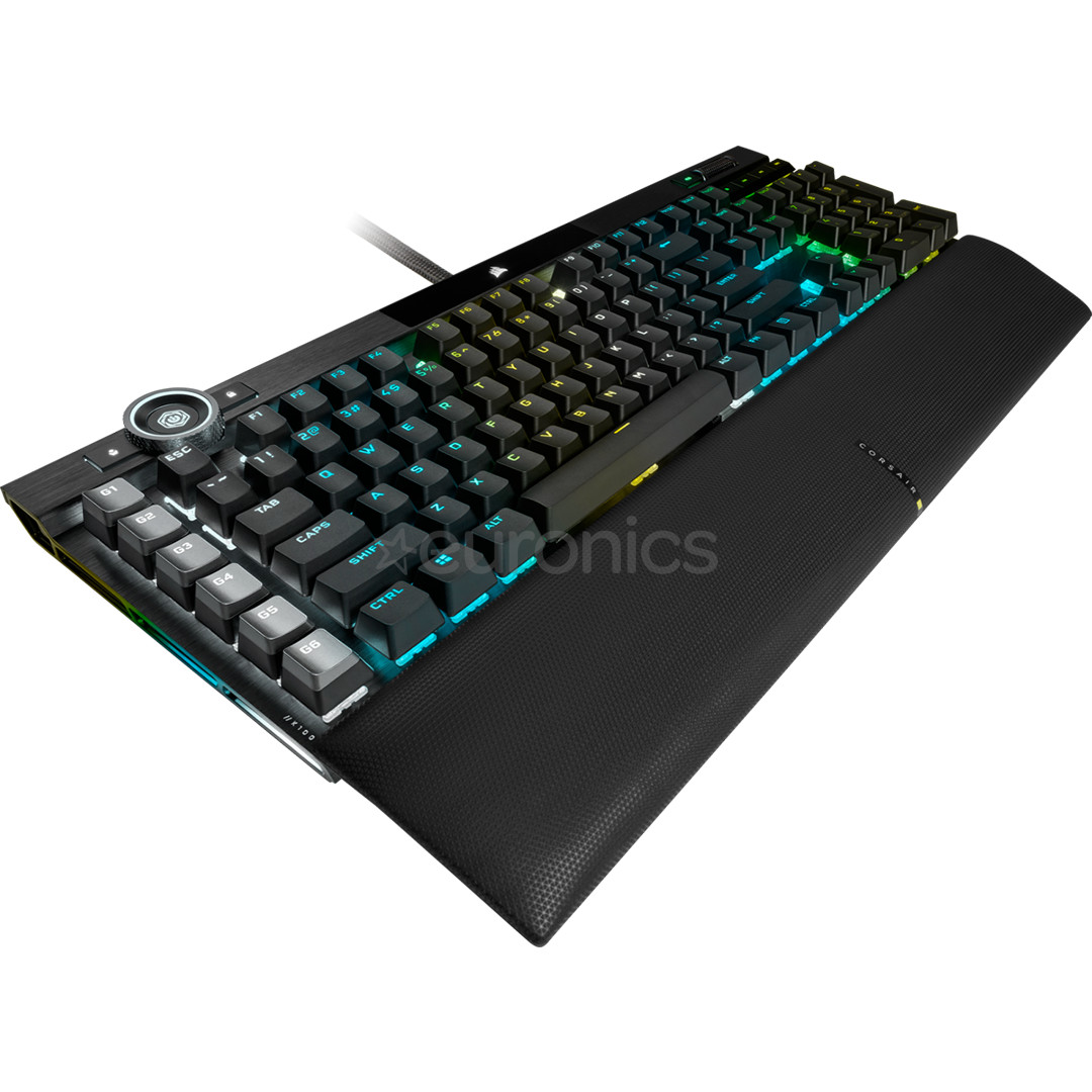Corsair K100 Cherry® MX Speed, ENG, black - Mechanical Keyboard