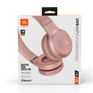 JBL Live 460, pink - On-ear Wireless Headphones