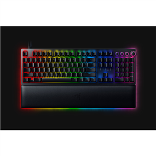 Razer Huntsman V2 Analog Switch, RUS, must - Mehaaniline klaviatuur