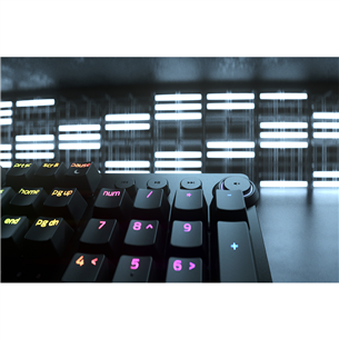 Razer Huntsman V2 Analog Switch, SWE, must - Mehaaniline klaviatuur