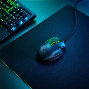 Razer Naga X, must - Juhtmega optiline hiir