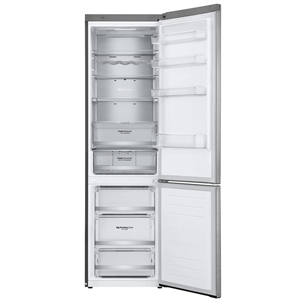 LG GBB9 Series, 384 L, height 203 cm, silver - Refrigerator