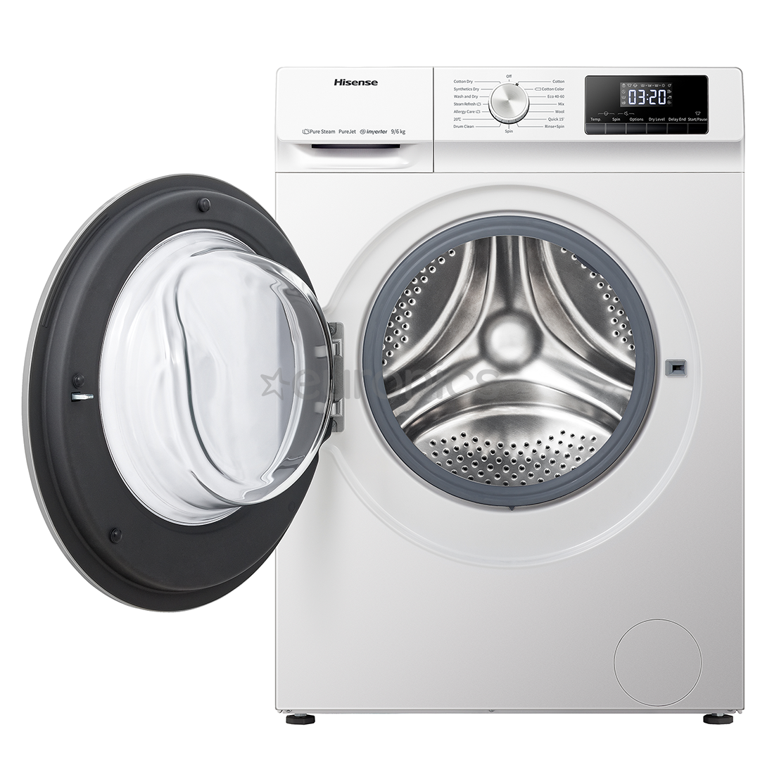 Stiralno Sushilnaya Mashina Hisense 9 Kg 6 Kg Wdqy901418vjm Euronics