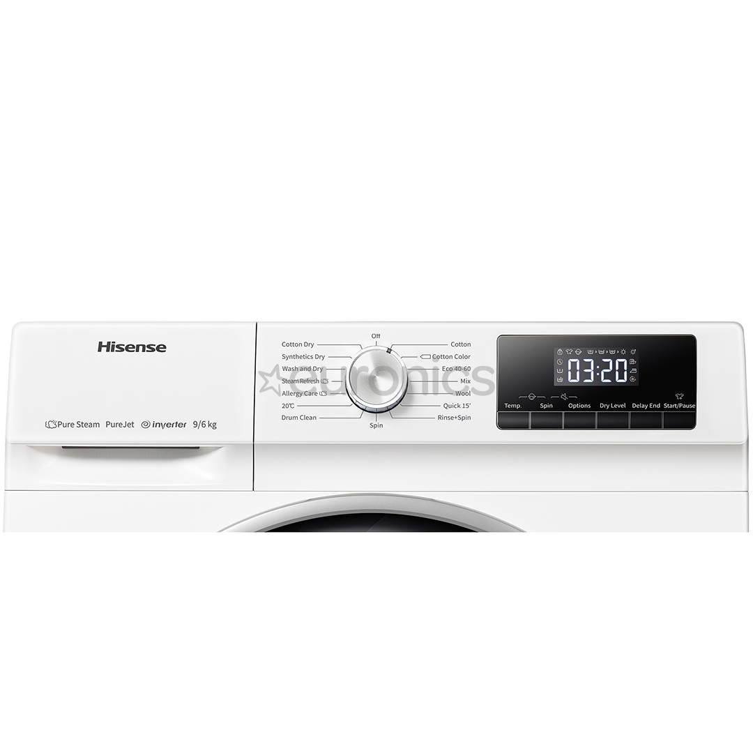 Stiralno Sushilnaya Mashina Hisense 9 Kg 6 Kg Wdqy901418vjm Euronics