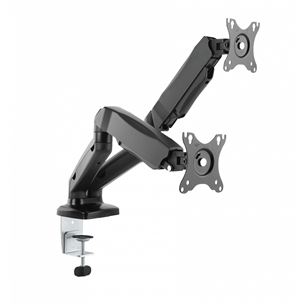 Essentials Dual Gaslift, 13''-27'', 6.5 kg, 2 monitors, black - Monitor Desk Mount