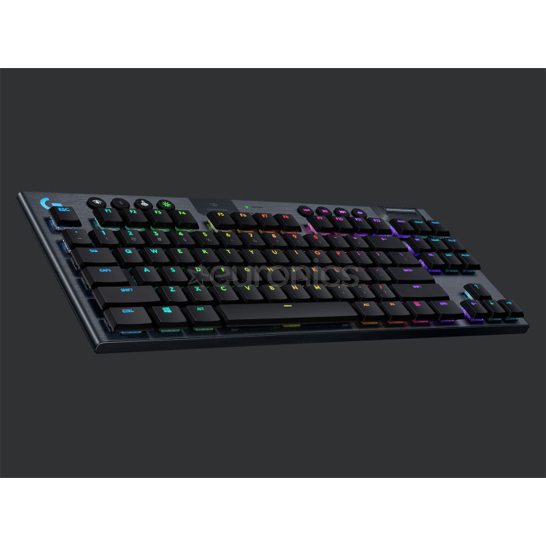 Logitech G915 TKL Linear, SWE, must - Mehaaniline klaviatuur