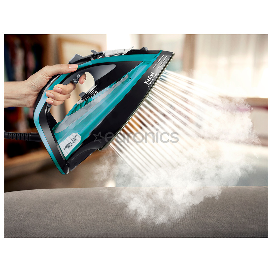 Tefal Ultimate Pure, 3200 W, green/black - Steam iron