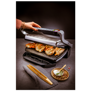 Tefal Optigrill+ XL, 2000 Вт, черный/нерж. сталь - Электрический гриль