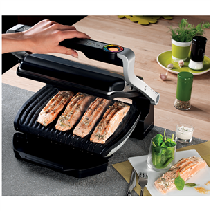 Tefal Optigrill+, 2000 Вт, черный/нерж. сталь - Электрический гриль