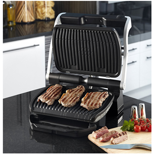 Tefal Optigrill+, 2000 Вт, черный/нерж. сталь - Электрический гриль