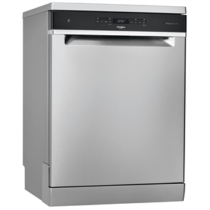 Whirlpool, 14 place settings, silver - Freestanding Dishwasher