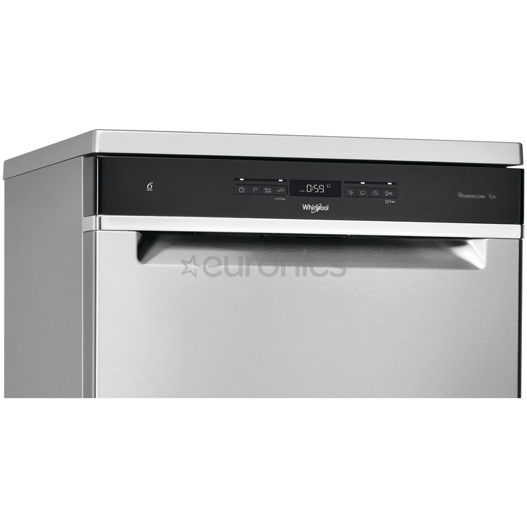 Whirlpool, 14 place settings, silver - Freestanding Dishwasher