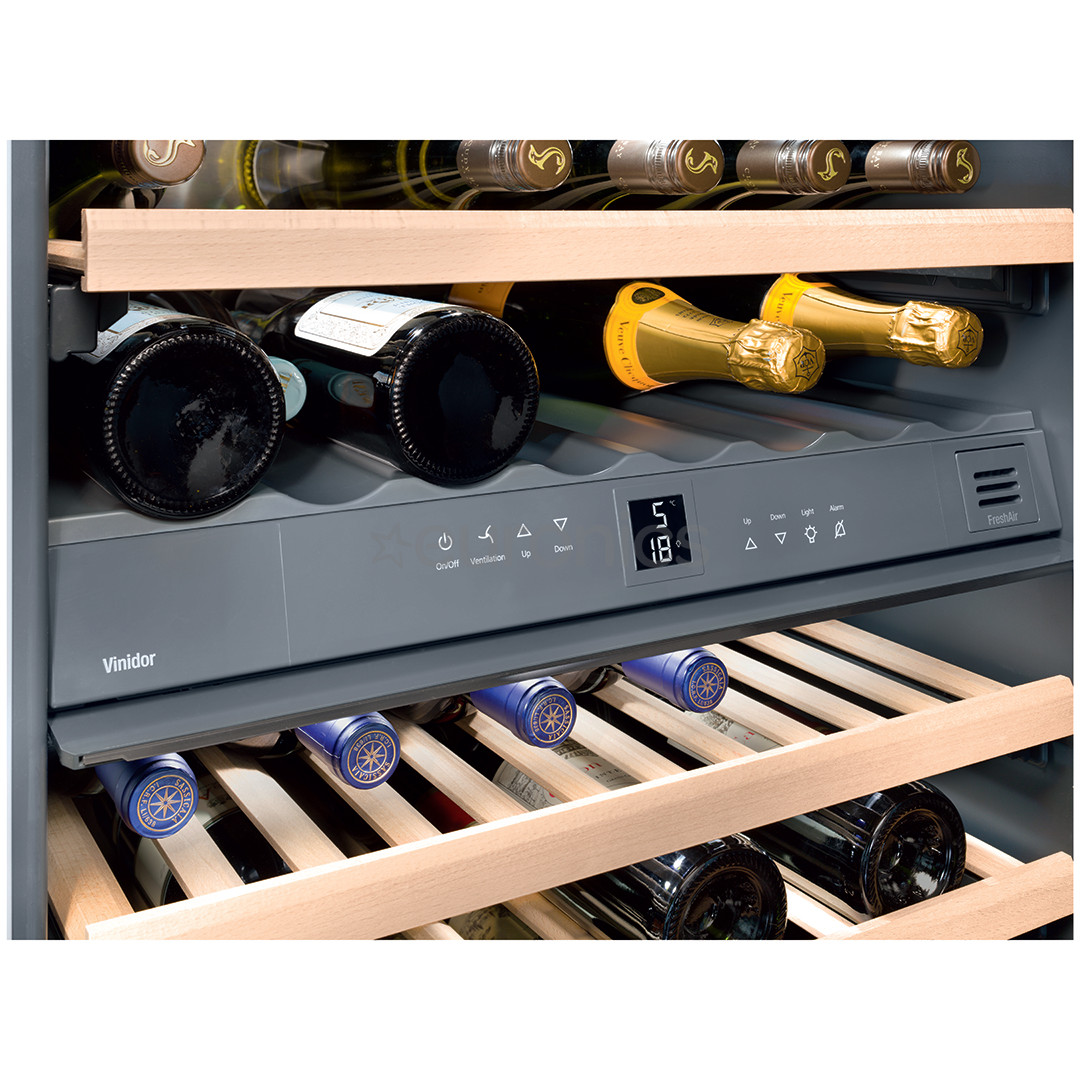 Liebherr, 34 pudelit, kõrgus 82 cm, must - Integreeritav veinikülmik