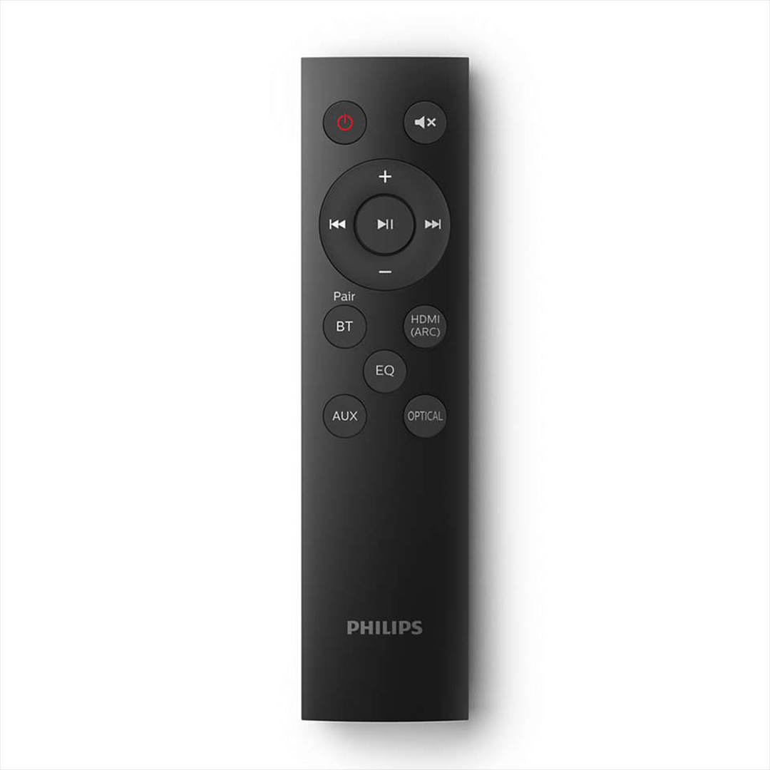 Philips, 2.1, черный - Саундбар + беспроводной сабвуфер