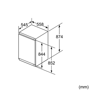 Built-in freezer Bosch (88 cm)