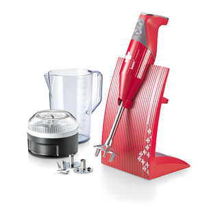 Bamix M180 SwissLine, 180 W, red- Hand Blender 100.455