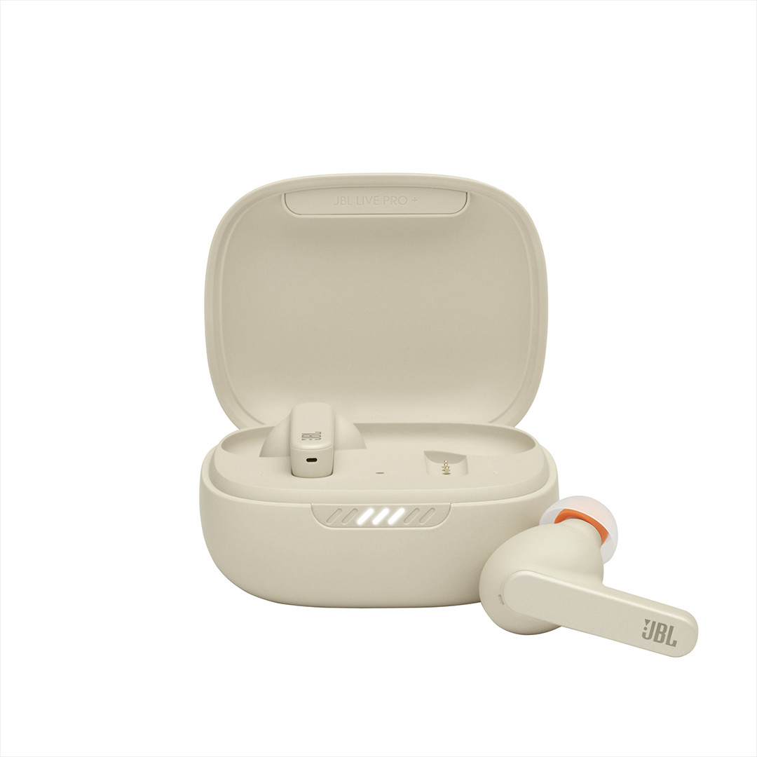 JBL Live Pro+, бежевый - Полностью беспроводные наушники