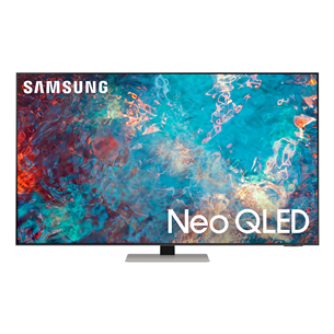 Samsung Neo QLED 4K UHD, 65'', центральная подставка, серебристый - Телевизор