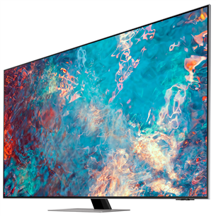Samsung Neo QLED 4K UHD, 65'', central stand, silver - TV