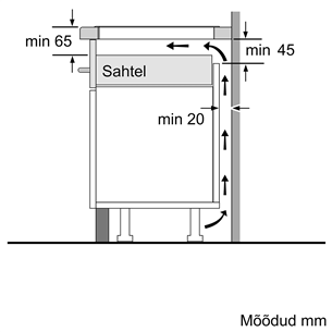 Bosch, laius 59,2 cm, raamita, valge - Integreeritav induktsioonpliidiplaat