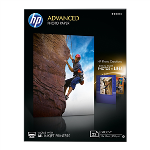 Fotopaber HP Advanced Glossy 13 x 18 cm (25 lehte) Q8696A