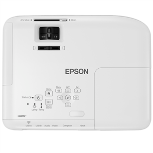 Epson EB-W06, WXGA, 3700 lm, valge - Projektor