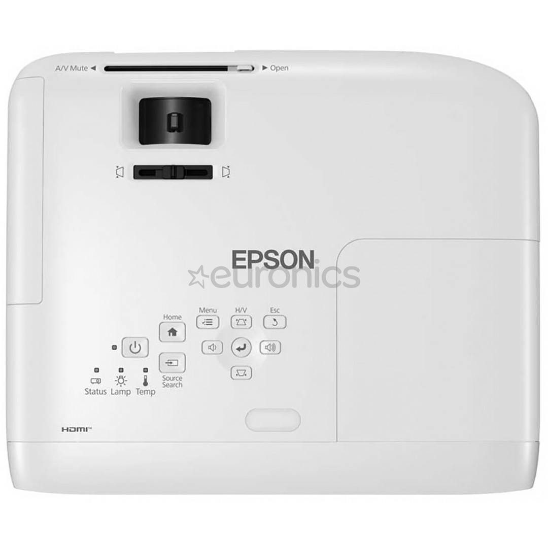 Epson EB-E20, XGA, 3400 лм, WiFi, белый - Проектор