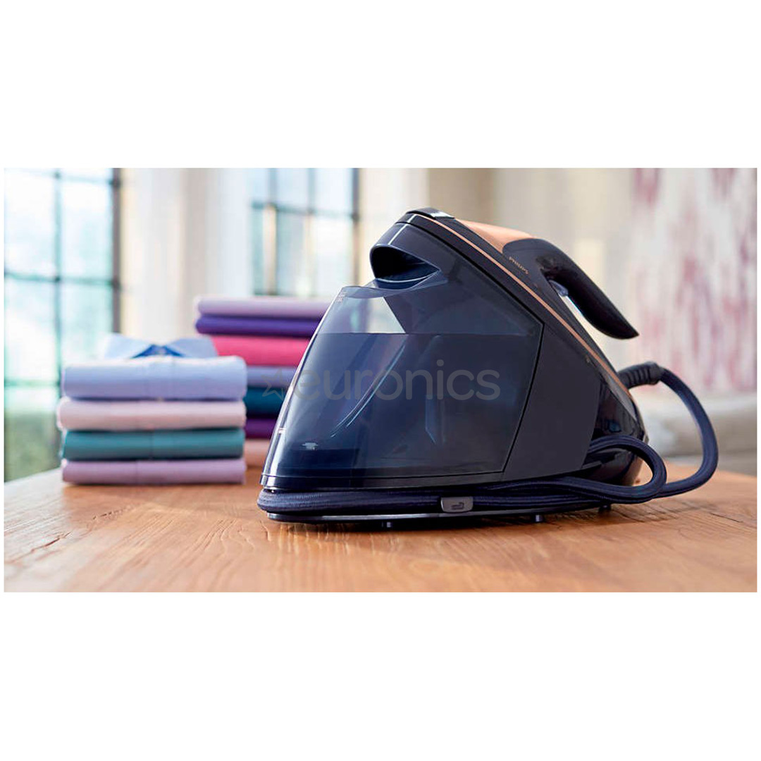 Philips PerfectCare 9000 Series, 3100 Вт, темно-синий/золотистый - Гладильная система
