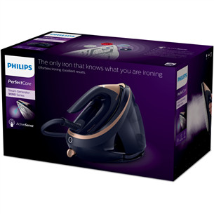 Philips PerfectCare 9000 Series, 3100 Вт, темно-синий/золотистый - Гладильная система