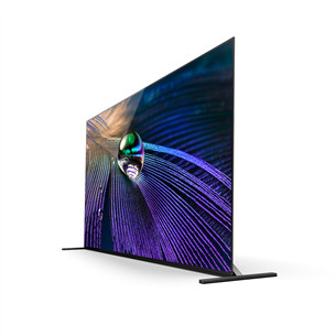Sony XR A90J, 65", 4K UHD, OLED, боковые ножки, черный - Телевизор