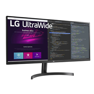 LG UltraWide WN700, 34'', QHD, LED IPS, 75 Hz, must - Monitor