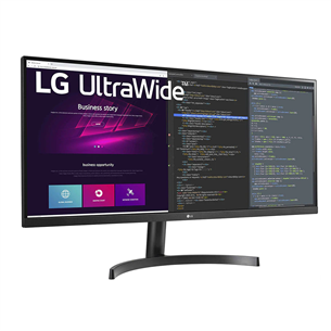 LG UltraWide WN700, 34'', QHD, LED IPS, 75 Hz, black - Monitor