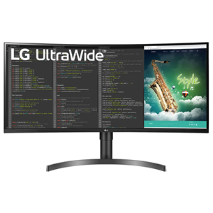 35'' nõgus UltraWide QHD LED VA-monitor LG