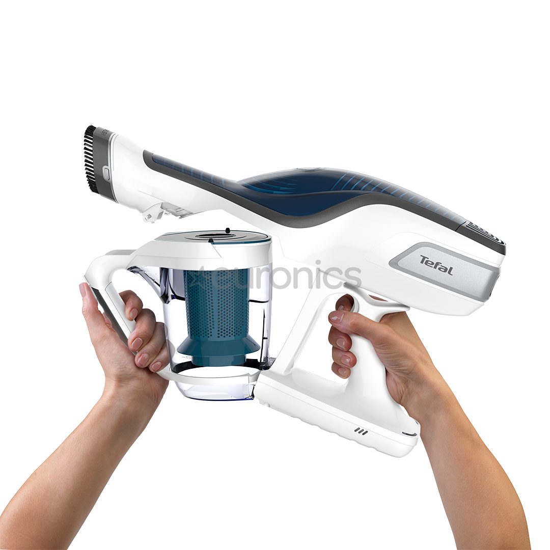Tefal Air Force 360 Flex Pro, синий/белый - Беспроводной пылесос