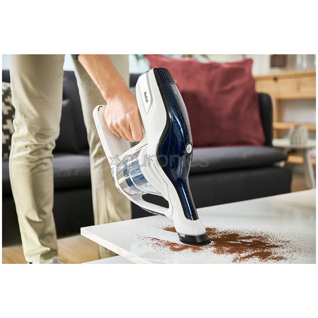 Tefal Air Force 360 Flex Pro, синий/белый - Беспроводной пылесос