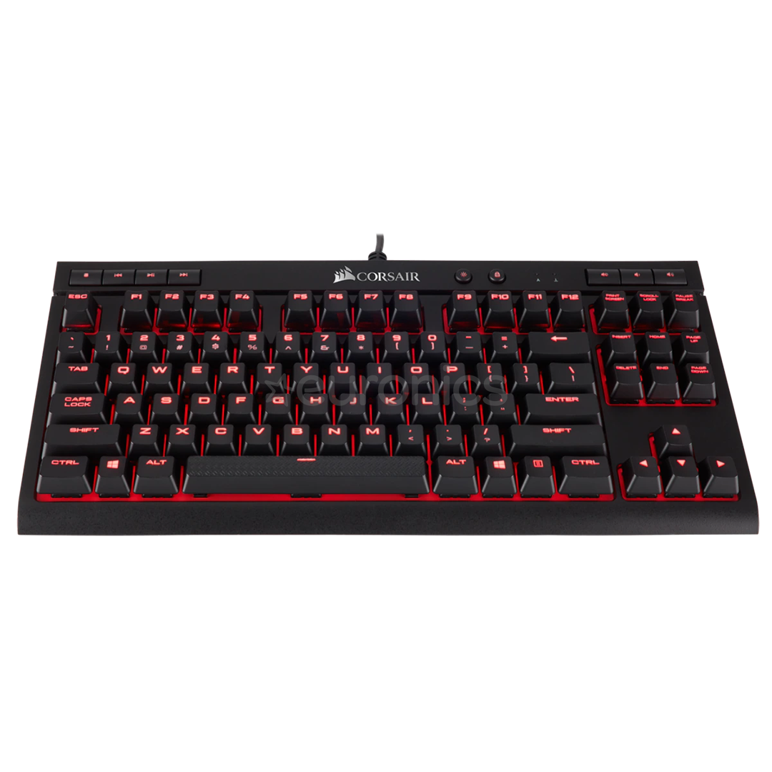 Corsair K63 Cherry MX Red, SWE, black - Mechanical Keyboard
