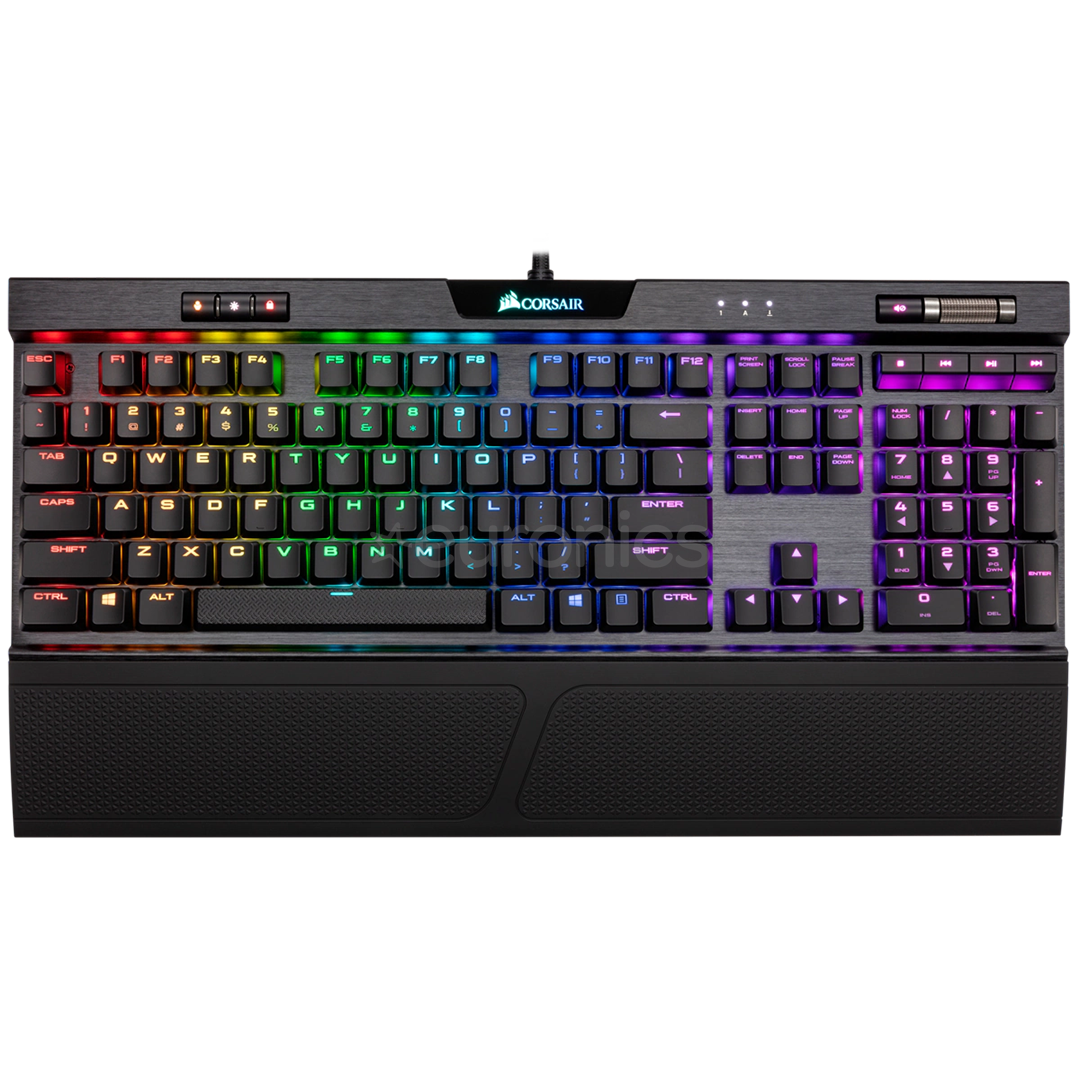 Corsair K70 MK.2 RF Cherry MX LP Speed, SWE, must - Mehaaniline klaviatuur