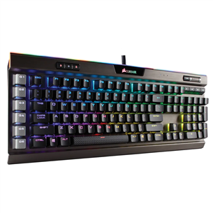 Corsair K95 Platinum Cherry MX Speed, SWE, must - Mehaaniline klaviatuur