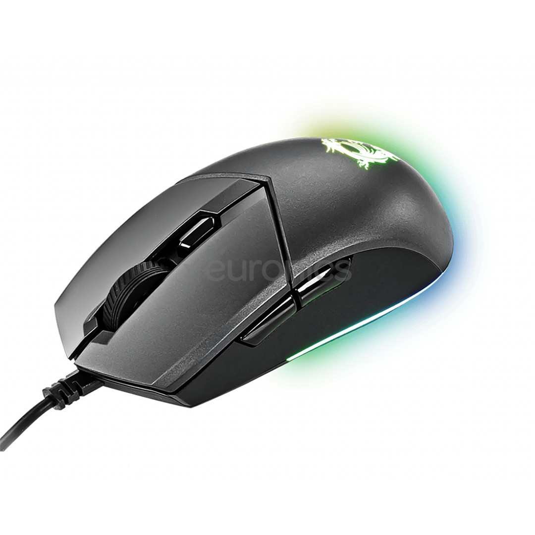 MSI Clutch GM11, must - Juhtmega optiline hiir