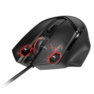 MSI Clutch GM20 Elite, черный - Проводная оптическая мышь