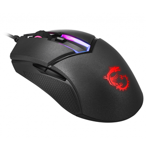 MSI Clutch GM30, must - Juhtmega optiline hiir