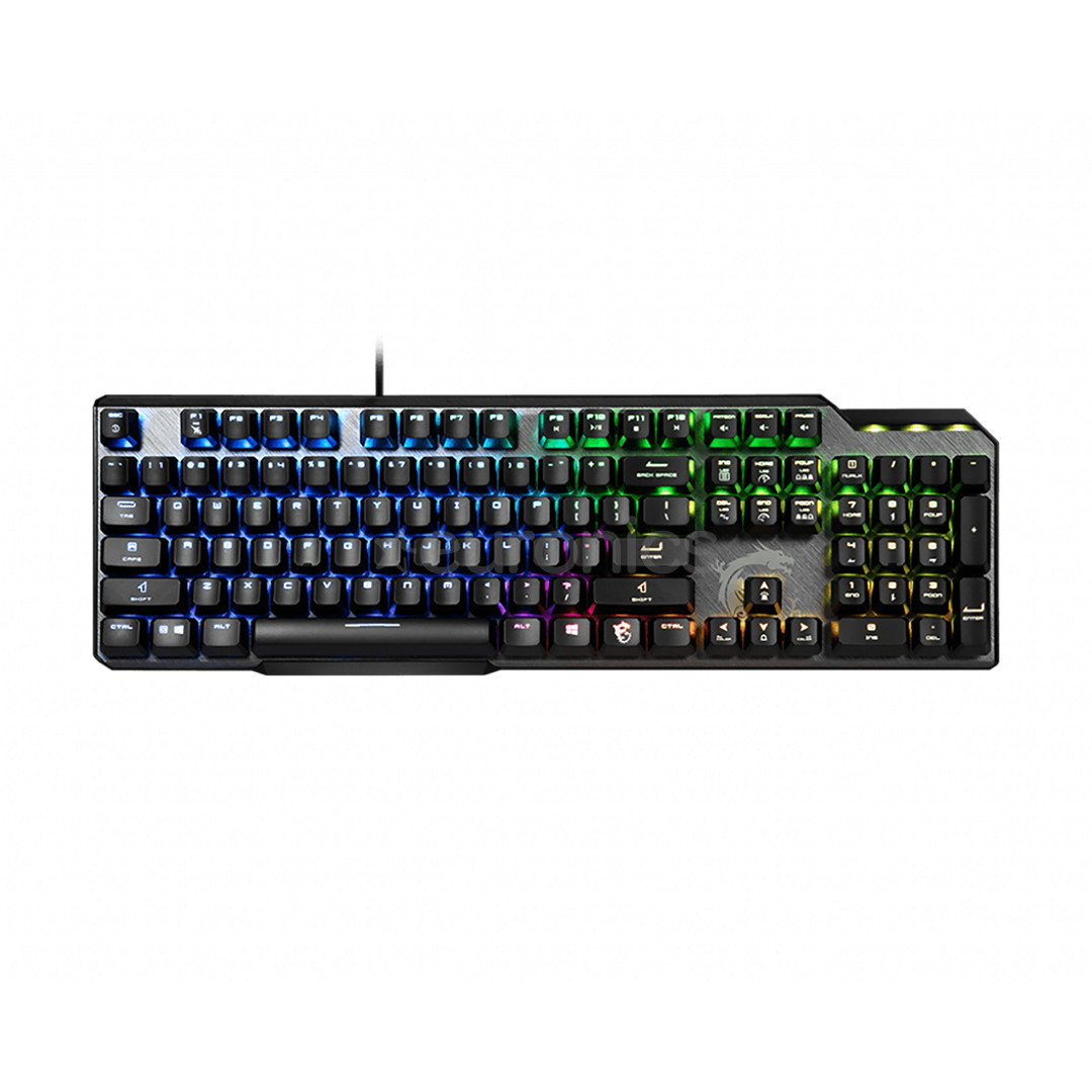 MSI Vigor GK50 Elite KAILH Box-White, US, must - Mehaaniline klaviatuur
